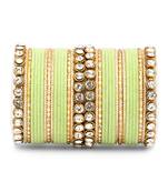 Green bangles-and-bracelets