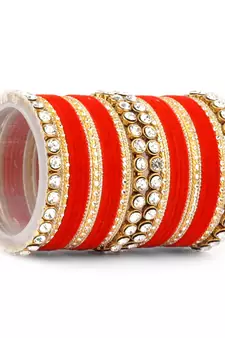 Red bangles-and-bracelets