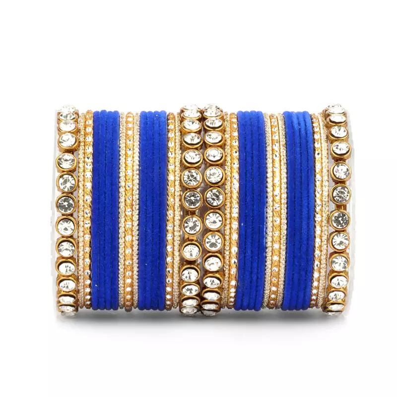Blue bangles-and-bracelets