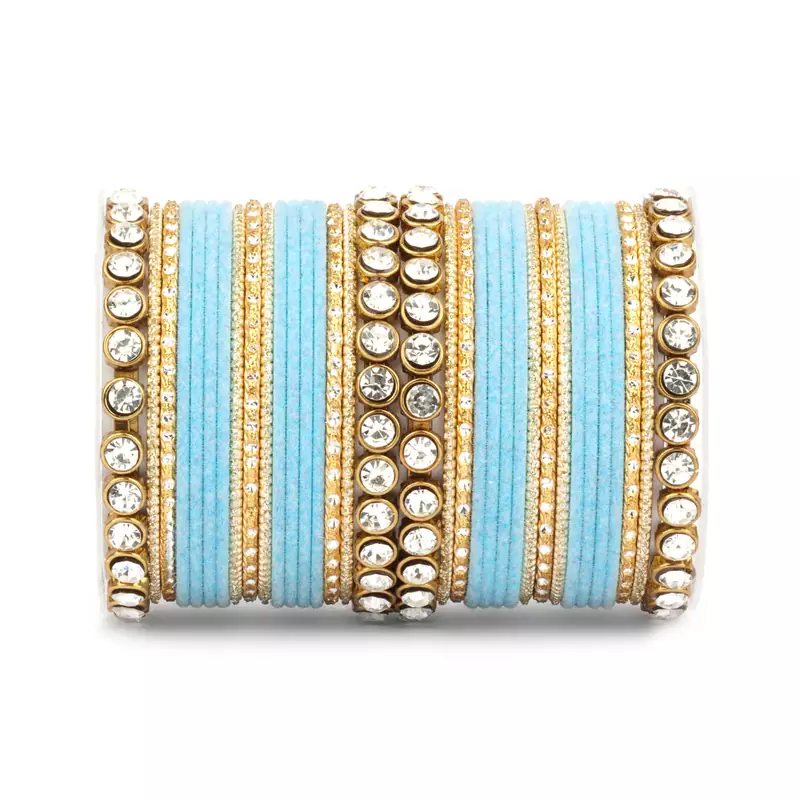 Blue bangles-and-bracelets