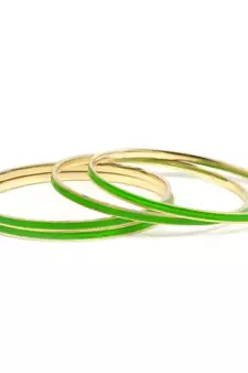 Green bangles-and-bracelets