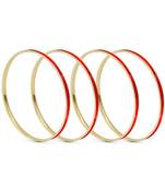 Orange bangles-and-bracelets