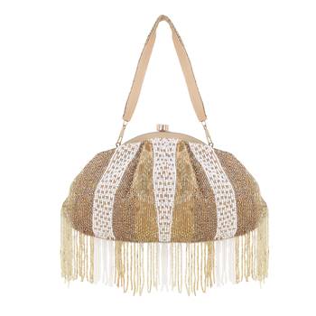 Tasselled Purse Clutch with Wrist Loop 3