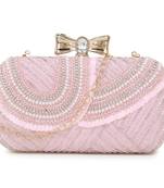 Embellished Box Clutch with Chain Strap