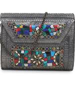 Metal Box Clutch with Chain Strap