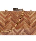 Box Clutch with Chain Strap