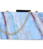 Box Clutch with Chain Strap