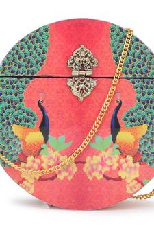 Box Clutch with Chain Strap