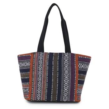 canvas multicolor Handbag 3