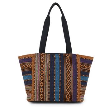canvas multicolor Handbag 3