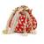velvet red potli