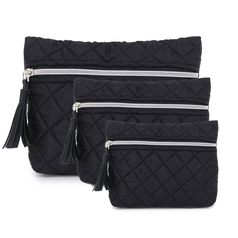 Polyester  Black  pouch