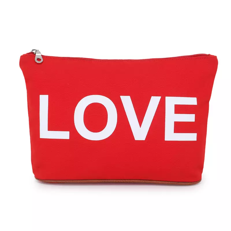 Canvas  Red  pouch