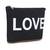 Canvas  Black  pouch