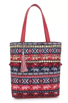 Casual Tote Bag with Tassels