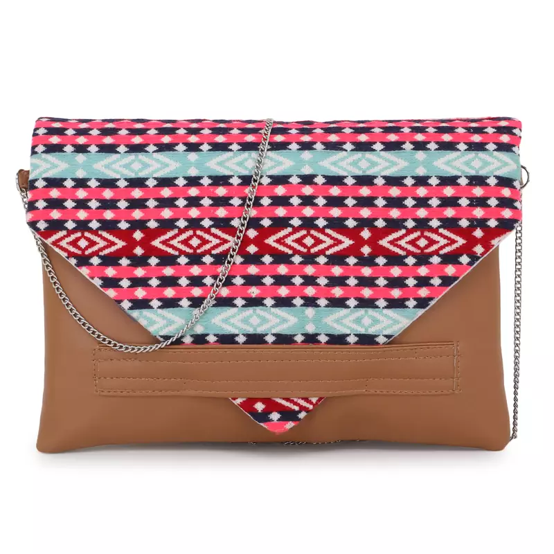 denim Brown  sling bag