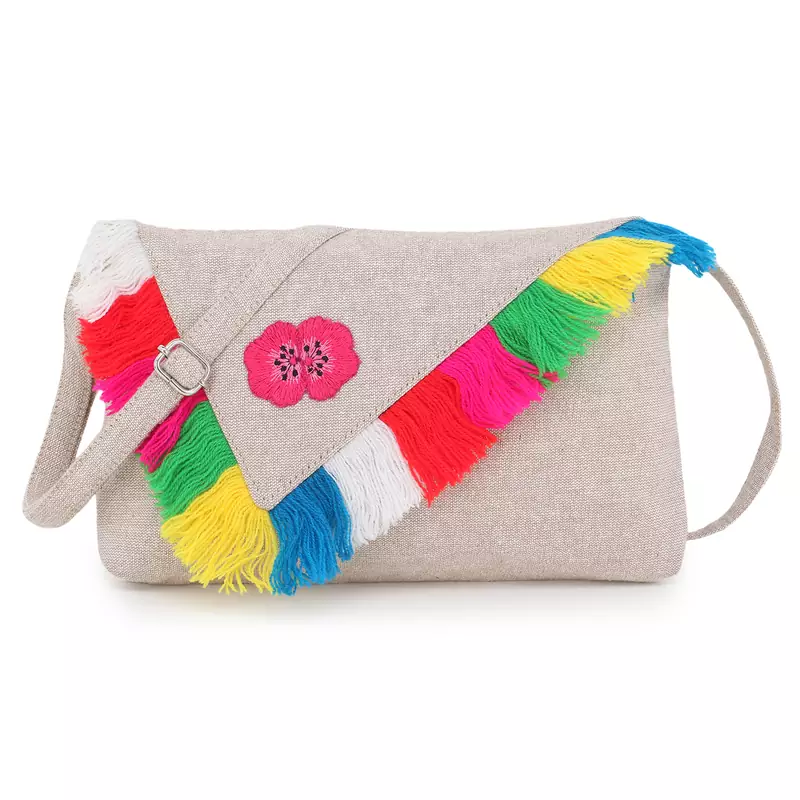 Canvas multicolor  sling bag