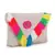 Canvas multicolor  sling bag