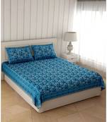 Cotton King Size 240 TC Majestic Motif Double Bedsheet