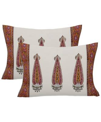 Cotton King Size 240 TC Distinct Designer Hand Block Print Double Bedsheet 2