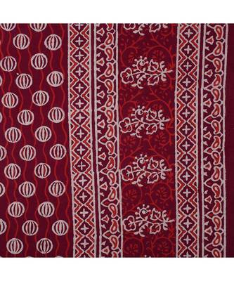 Cotton King Size 240 TC Bubbly Balls Hand Block Print Double Bedsheet 2