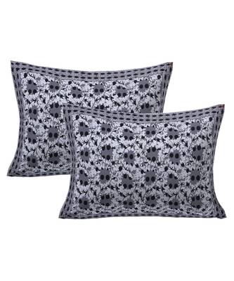 Cotton King Size 240 TC Grey Twinkling Jugnoo King Size Bedsheet 2