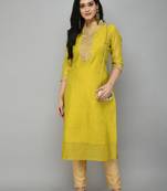 Lemon Green Kurti