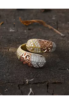 designer rose gold stylish ring