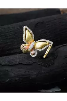 cute delicate butterfly ring