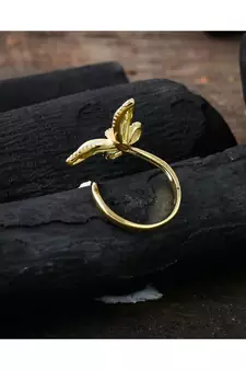 cute delicate butterfly ring