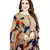 Beige Floral Printed Unstitched Salwar Kameez With Dupatta