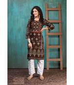 Pure Rayon Bandhani Print Kurta Sets