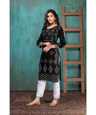 Pure Rayon Bandhani Print Kurta Sets 1