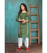 Pure Rayon Bandhani Print Kurta Sets