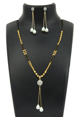 9blings Black zircon   mangalsutra 3