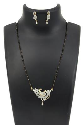 9blings Black zircon   mangalsutra 3