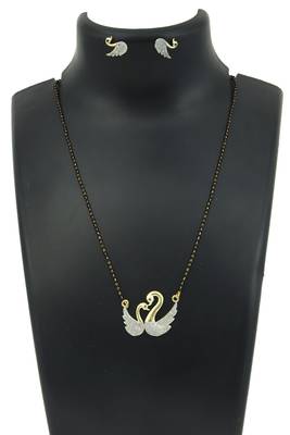 9blings Black zircon   mangalsutra 3