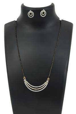 Black zircon   mangalsutra 3