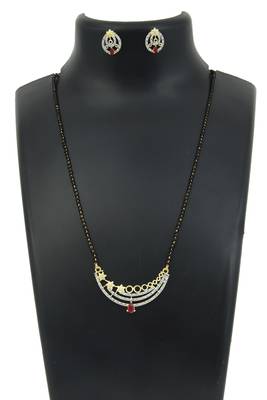 9blings Black zircon   mangalsutra 3