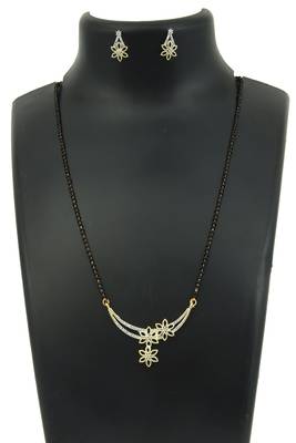  Black zircon   mangalsutra 3