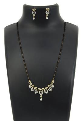 9blings Black zircon   mangalsutra 3
