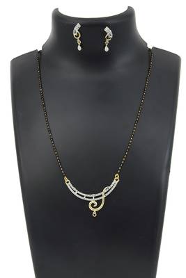 Black zircon   mangalsutra 3