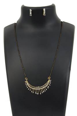 Black zircon   mangalsutra 4