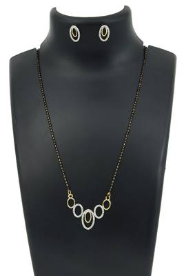 9blings Black zircon   mangalsutra 3