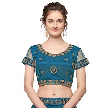 Women Net  Lehenga Choli 4