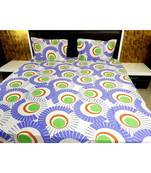 250TC Pure Cotton Fitted King Size Bedsheet With 2 Pillow CoversK3303GC25X_11