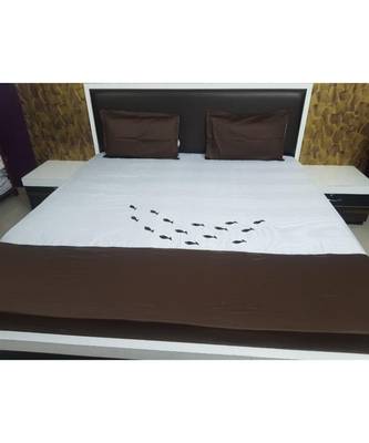 250TC Pure Cotton Fitted King Size Bedsheet With 2 Pillow CoversK3347GC-25X_12 1