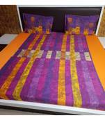 400TC Pure Cotton Fitted King Size Bedsheet With 2 Pillow CoversK3357GC-40X_13