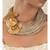 Gold Tone Temple Necklace