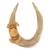 Gold Tone Temple Necklace